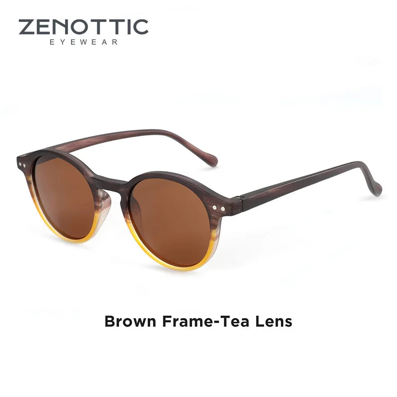 Okulary przeciwsłoneczne ZENOTTIC Retro okrągłe S Polarized UV400