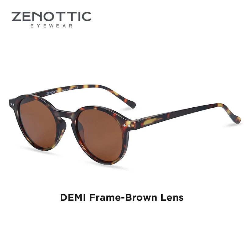Okulary przeciwsłoneczne ZENOTTIC Retro okrągłe S Polarized UV400