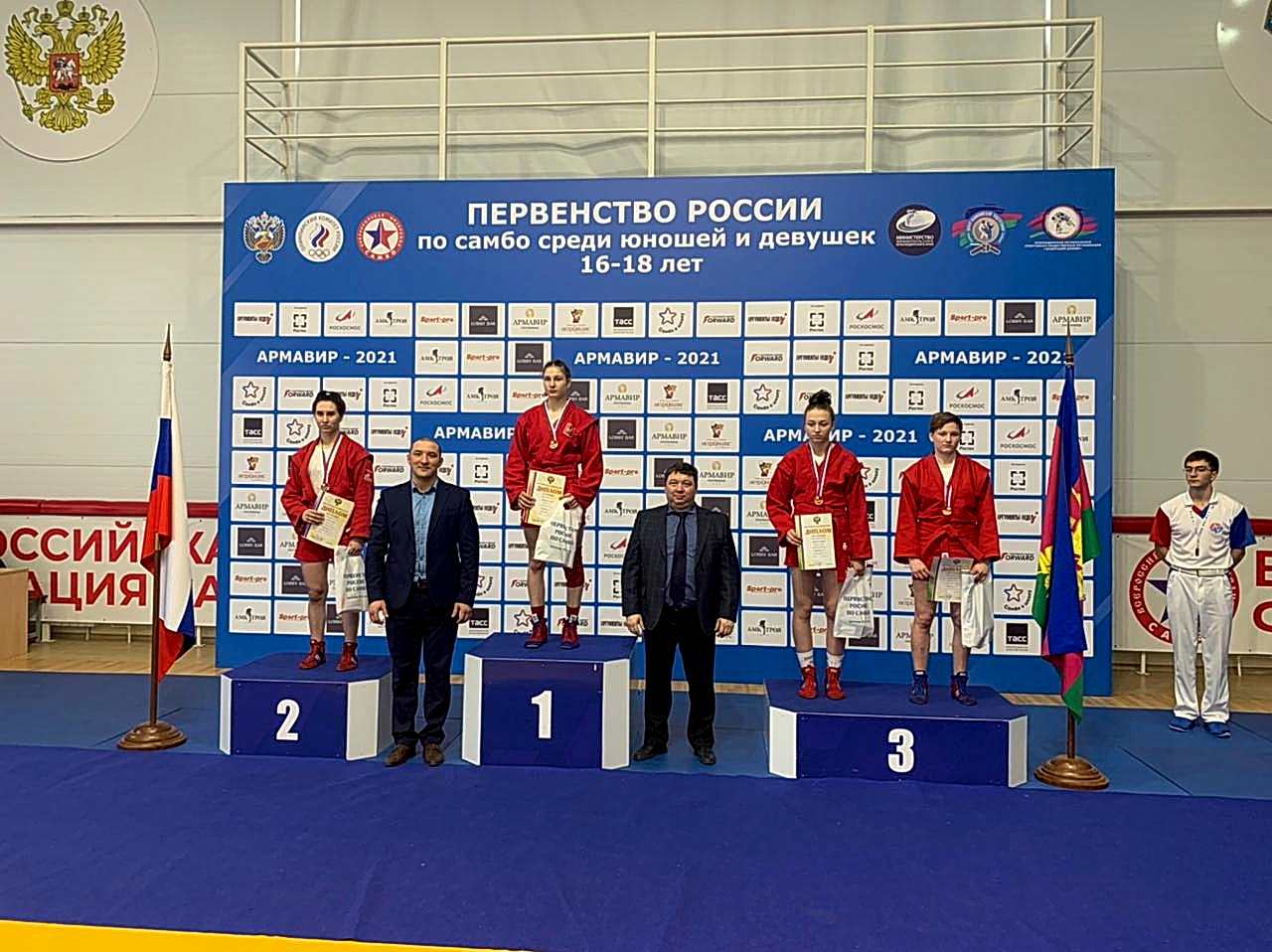 Дарья Бараненкова одержала победу на Первенстве Казахстана по самбо среди девушек