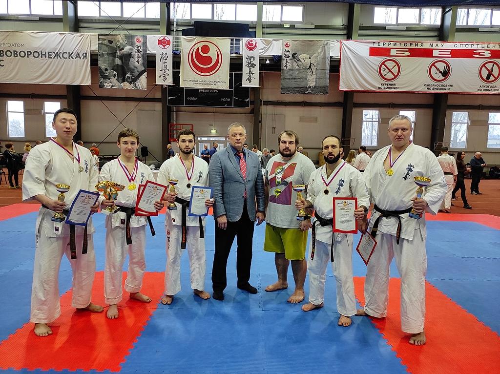 Чемпионат и первенство ЦФО по киокусинкай карате в Нововоронеже