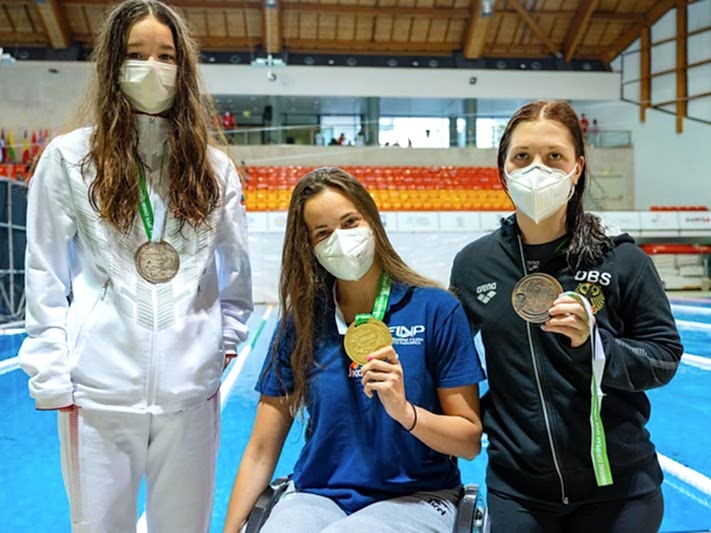 Ещё две медали на Чемпионате Европы спорта лиц с ПОДА (плавание)