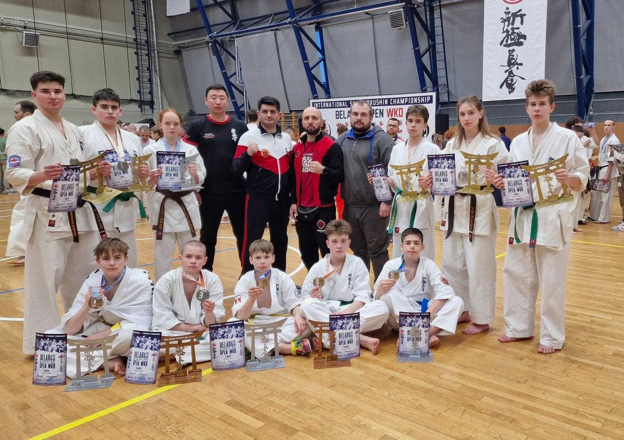 Международные соревнования по киокусинкай «BELARUS OPEN WKO» прошли с 10 по 13 мая в городе Алматы.